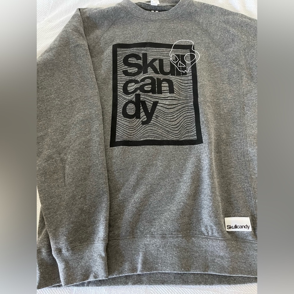 Skullcandy Gray Crew Neck Sweater